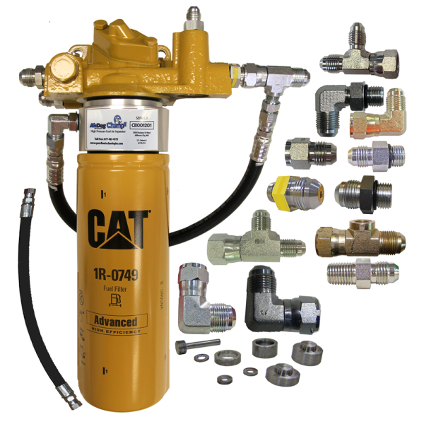 airdog® champ ii™ spin on caterpillar unit using cat 1r 0749 or 1r 0750 filter