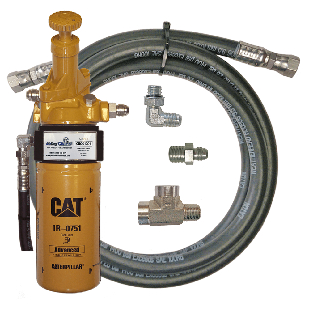 airdog® champ ii™ spin on caterpillar unit using cat 1r 0751 filter