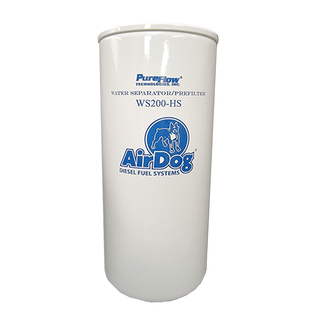 airdog® water separator for heavy duty truck and industrial systems