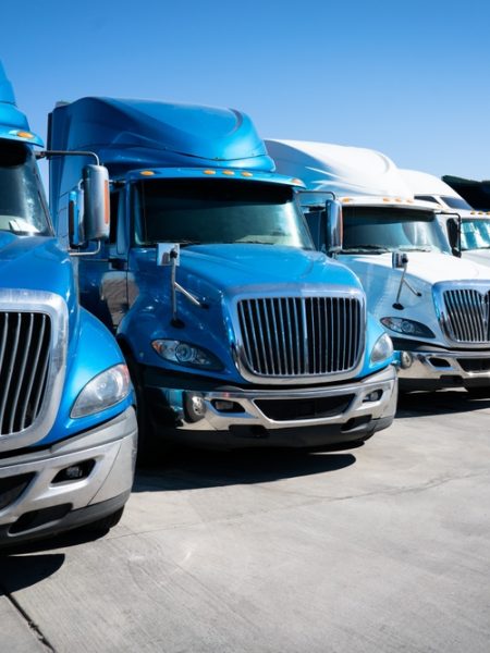 line,of,blue,18 wheeler,semi trucks,commercial,fleet,vehicles